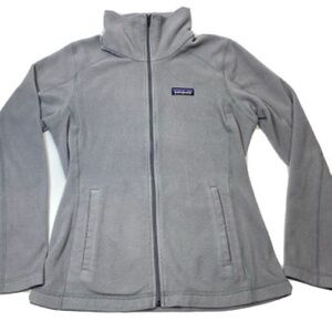 Patagonia Women's Gray Fleece Jacket- size medium